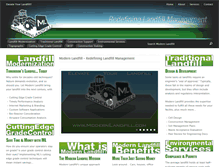 Tablet Screenshot of modernlandfill.com